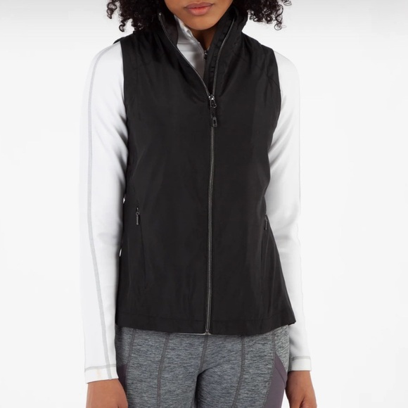 Sunice Jackets & Blazers - Sunice Keira Wind Vest Golfwear 1896 lightweight black windbreaker vest Black